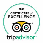 Tripadvisor Certificate of Excellence 2017