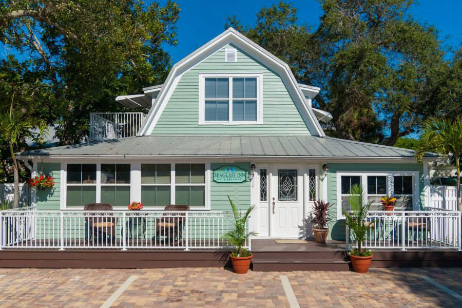 front exterior of SeaGlass Inn Bed and Breakfast