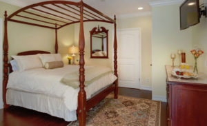 bedroom in the Royal Palm Room