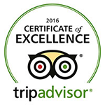 Tripadvisor Certificate of Excellence 2016